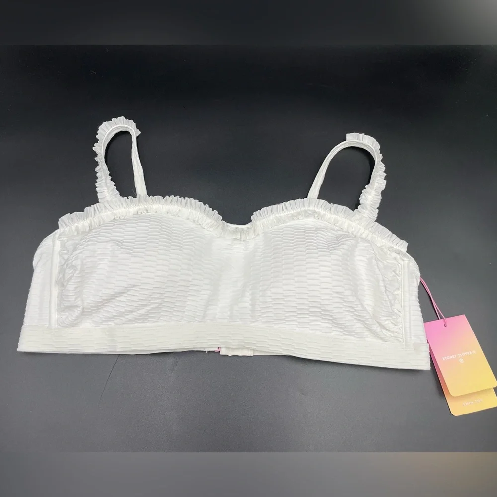 Stoney Clover 1X women’s Swimsuit white Top